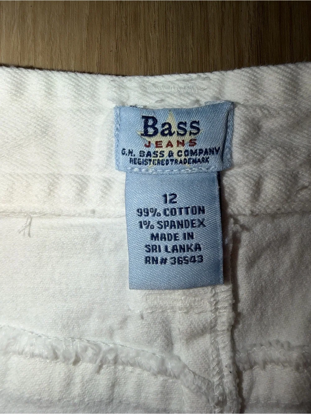 G.H. Bass & Co. White Midi A-Line Skirt